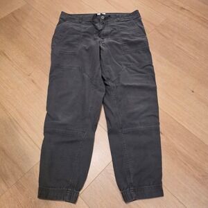 REI Cooperative Mens Canvas Jogger Pants Charcoal Grey Fits 36x30 23055-F21